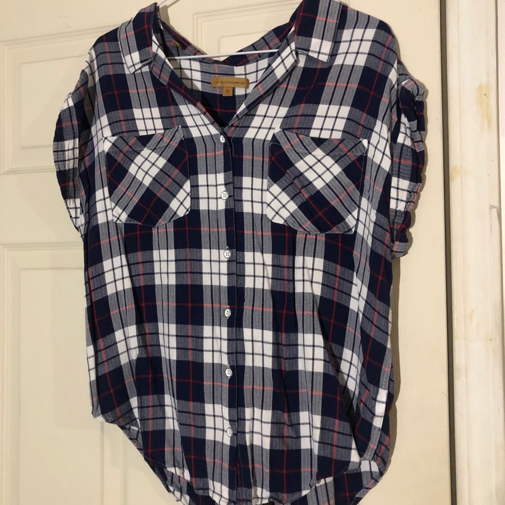 Plaid Button down